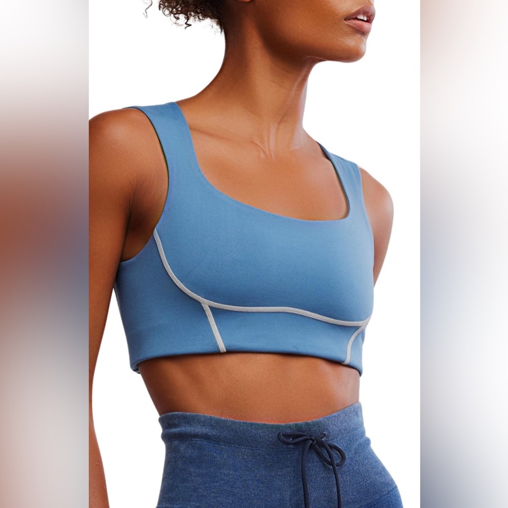 NWOT Free People Movement You’re  a Peach Sports Bra in Skyline